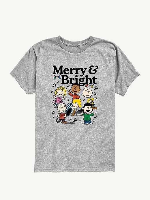 Image number 1 showing, Peanuts Merry And Bright Short Sleeve Tee For Kids