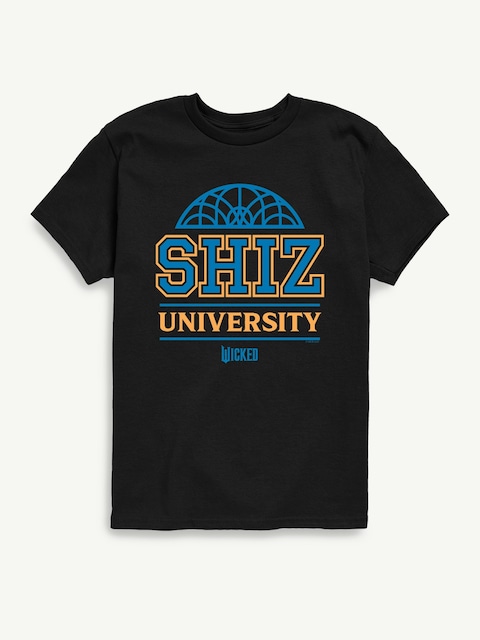 Wicked Shiz University Short Sleeve Tee For Kids - Black