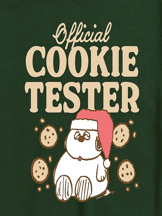 Image number 2 showing, Peanuts Official Cookie Tester Short Sleeve Graphic Tee