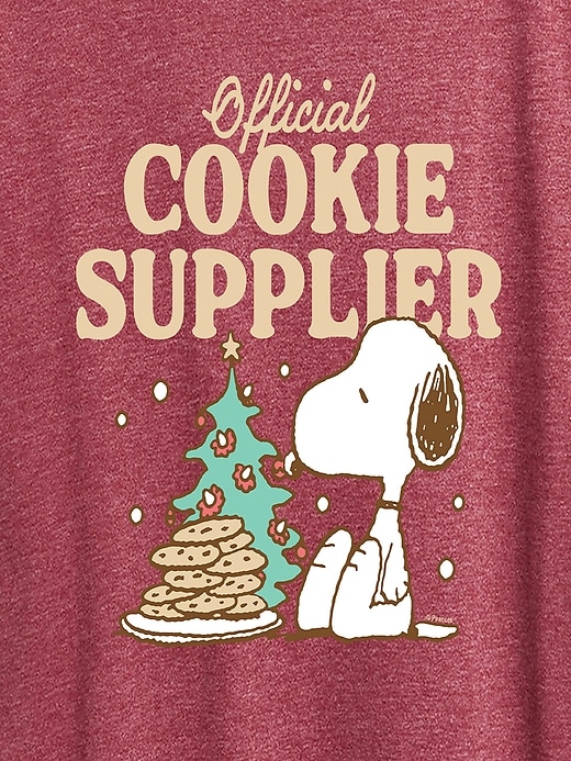 Image number 2 showing, Peanuts Official Cookie Supplier Short Sleeve Graphic Tee