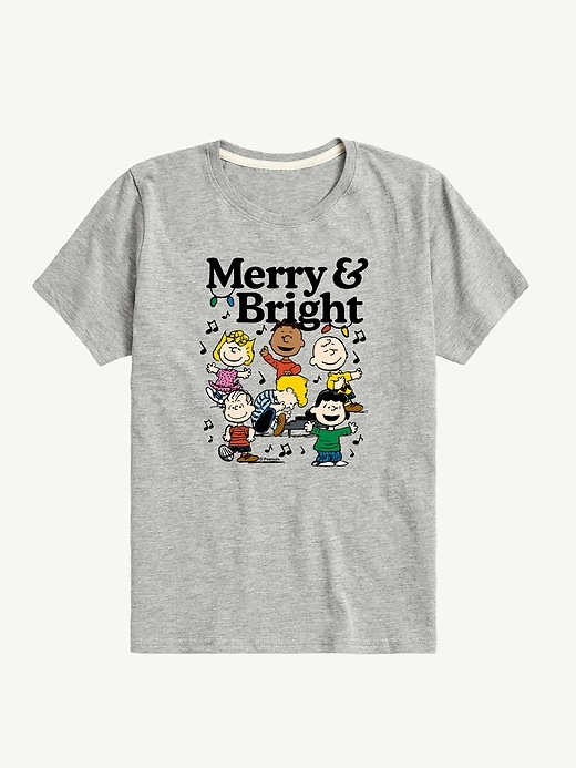 Image number 1 showing, Peanuts Merry And Bright Short Sleeve Tee For Toddler