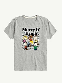 Image number 1 showing, Peanuts Merry And Bright Short Sleeve Tee For Toddler