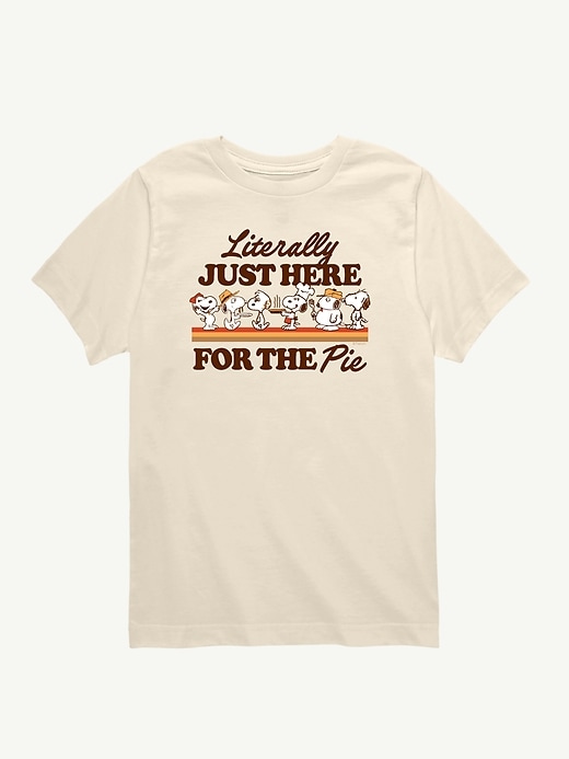 Image number 1 showing, Peanuts Here For The Pie Short Sleeve Tee For Kids