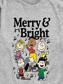 Image number 2 showing, Peanuts Merry And Bright Short Sleeve Tee For Kids