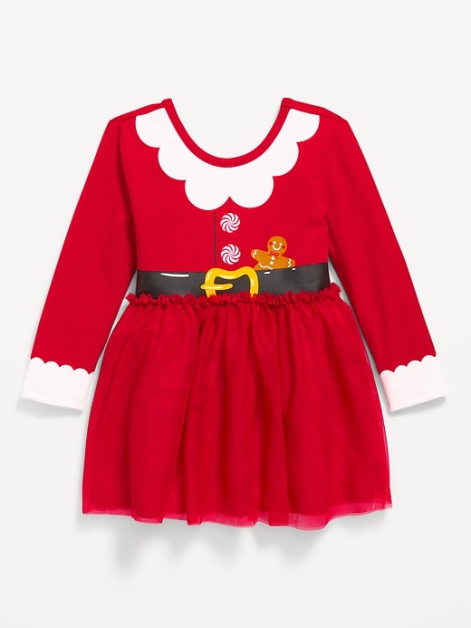 Image number 2 showing, Fit and Flare Long-Sleeve Tutu Dress for Toddler Girls
