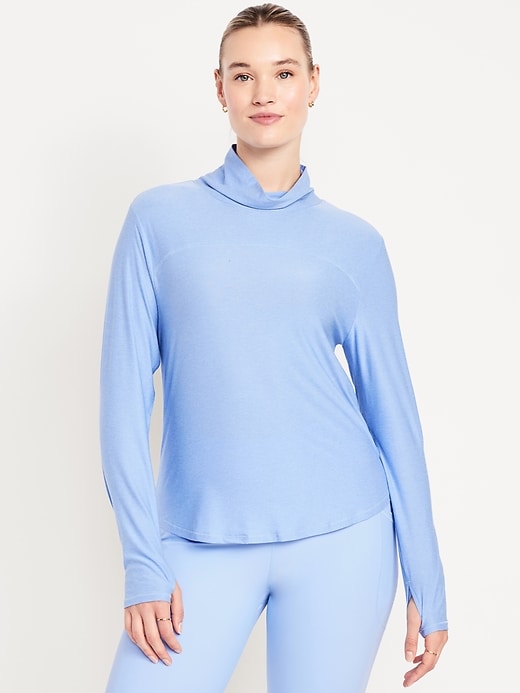 Image number 4 showing, CloudMotion Funnel Neck Top