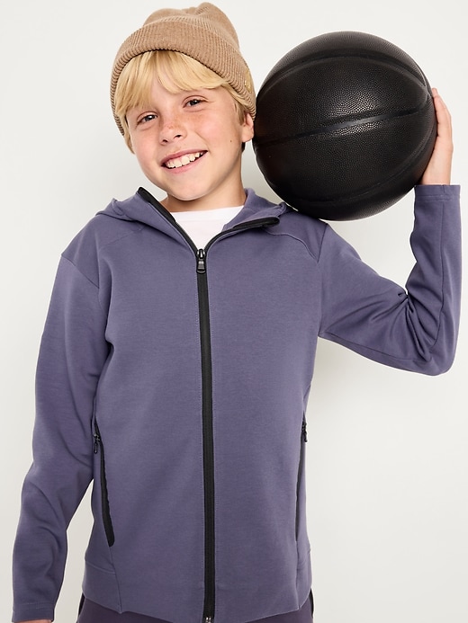 Image number 1 showing, Dynamic Fleece Zip-Front Hoodie for Boys
