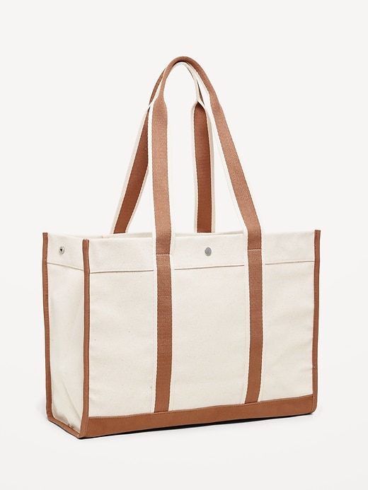 Image number 3 showing, Large Canvas Tote Bag