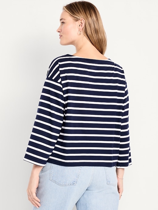 Image number 5 showing, Long-Sleeve Mariner Loose T-Shirt