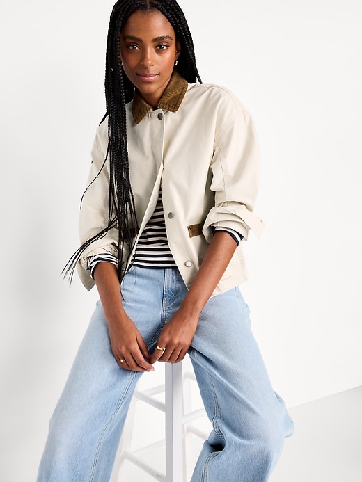 Image number 3 showing, Canvas Barn Jacket