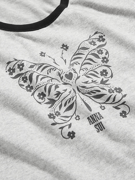 Image number 4 showing, Old Navy x Anna Sui Ringer Tee