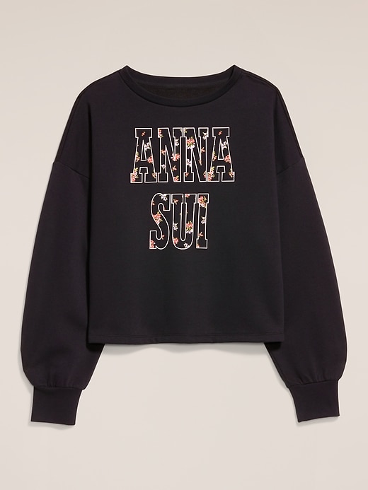 Image number 5 showing, Old Navy x Anna Sui Crew Neck Graphic Fleece Sweatshirt