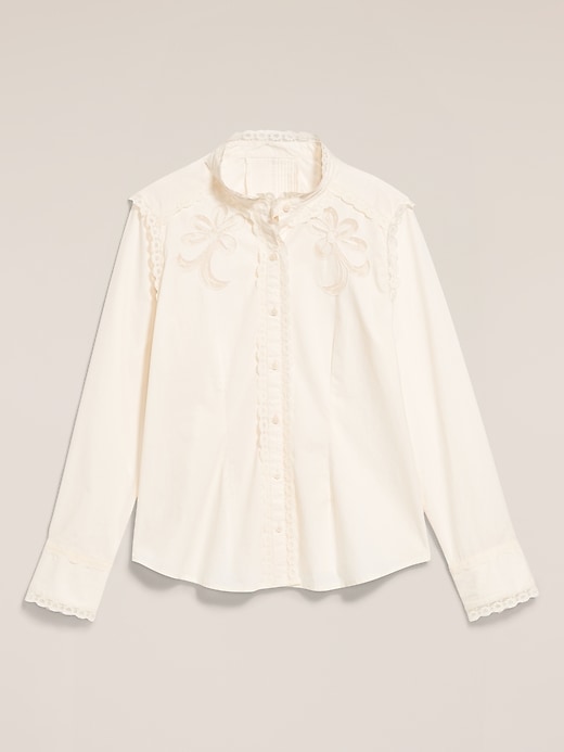 Image number 5 showing, Old Navy x Anna Sui Button-Down Applique Top