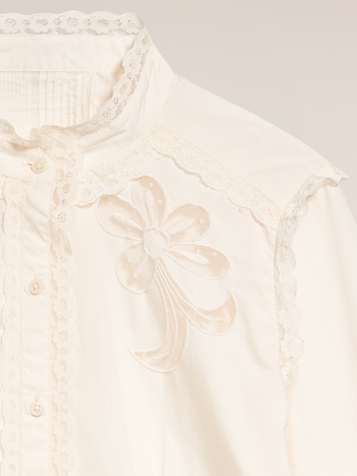 Image number 6 showing, Old Navy x Anna Sui Button-Down Applique Top