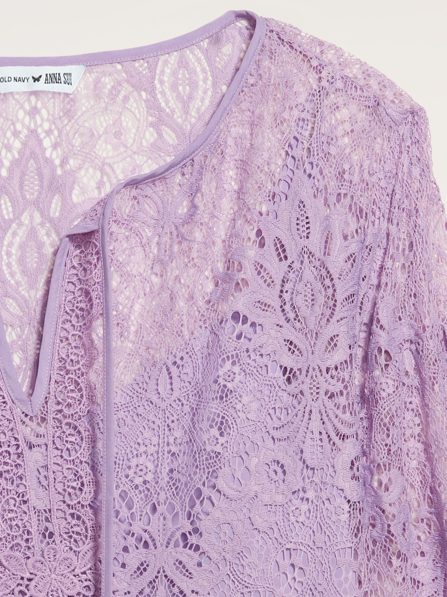 Old Navy x Anna Sui Lace Applique Top