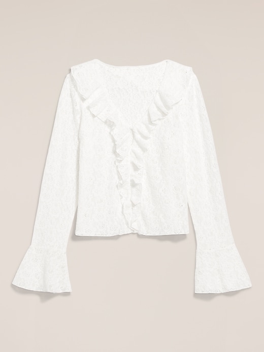 Image number 5 showing, Old Navy x Anna Sui V-Neck Floral Lace Top