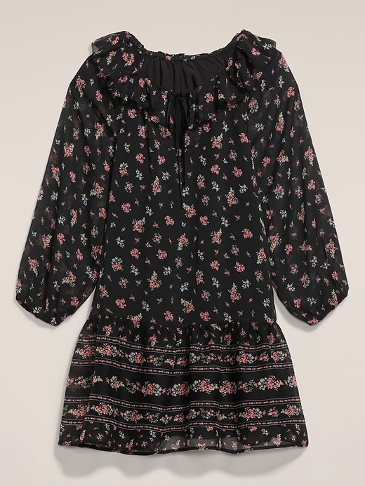 Image number 5 showing, Old Navy x Anna Sui Chiffon Tiered Ruffle Mini Dress