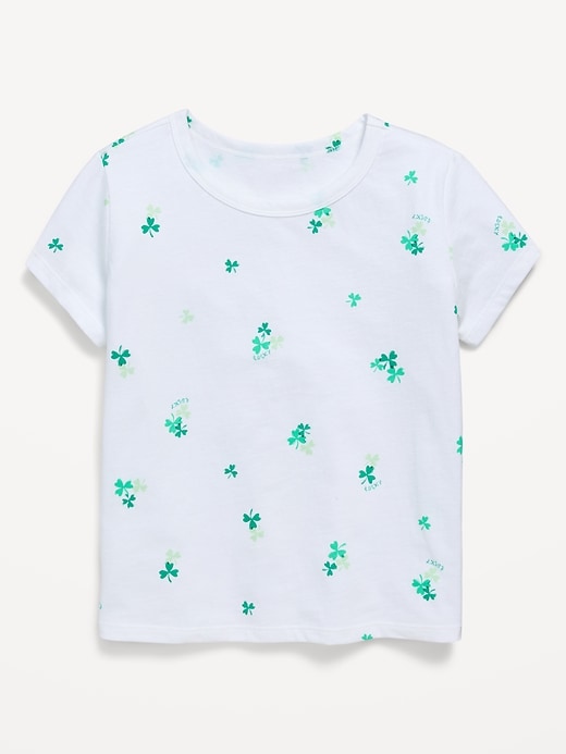 Image number 1 showing, Softest Printed Short-Sleeve T-Shirt for Girls