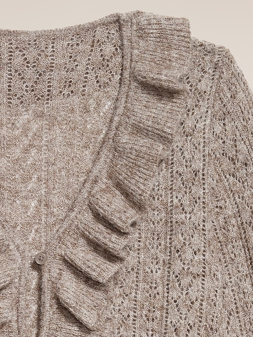 Image number 5 showing, Old Navy x Anna Sui Ruffle Cardigan Sweater