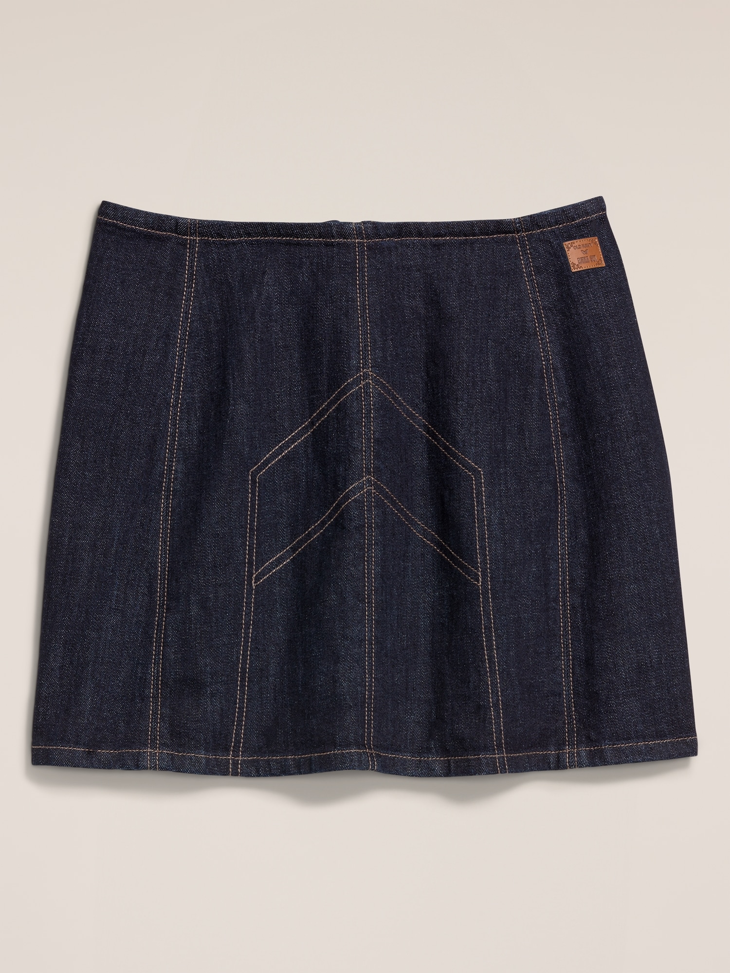 Old Navy x Anna Sui Denim Seamed Mini Skirt