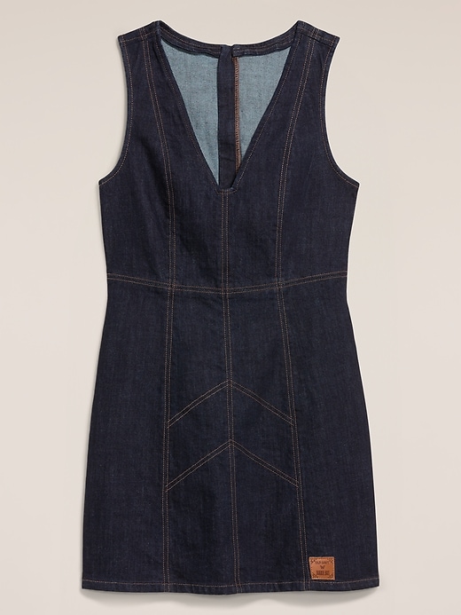 Image number 5 showing, Old Navy x Anna Sui Sleeveless Denim Mini Dress