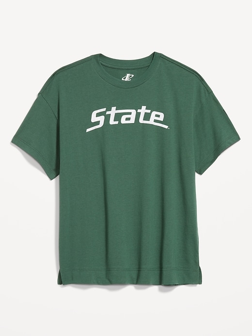 Image number 1 showing, College Crew-Neck T-Shirt for Women