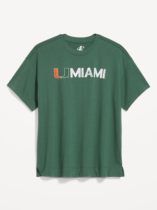 Image number 1 showing, College Crew-Neck T-Shirt for Women