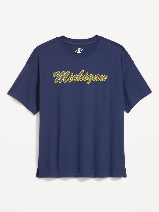 Image number 1 showing, College Crew-Neck T-Shirt for Women