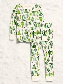 Image number 2 showing, Printed Snug-Fit Pajama Set for Toddler & Baby