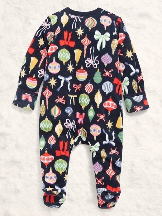 2-Way-Zip Sleep & Play Microfleece Footed One-Piece for Baby