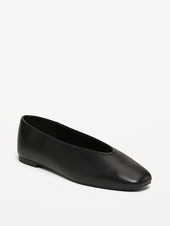 V-Cut Ballet Flats