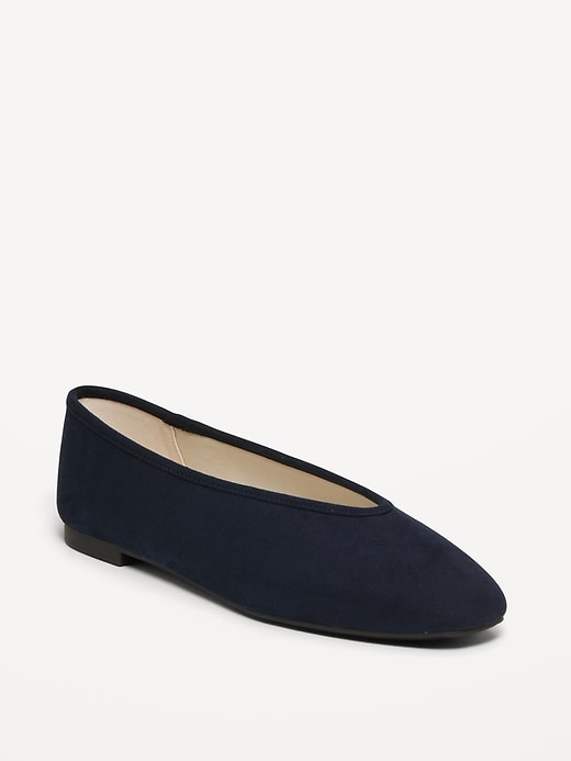 Image number 1 showing, V-Cut Ballet Flats