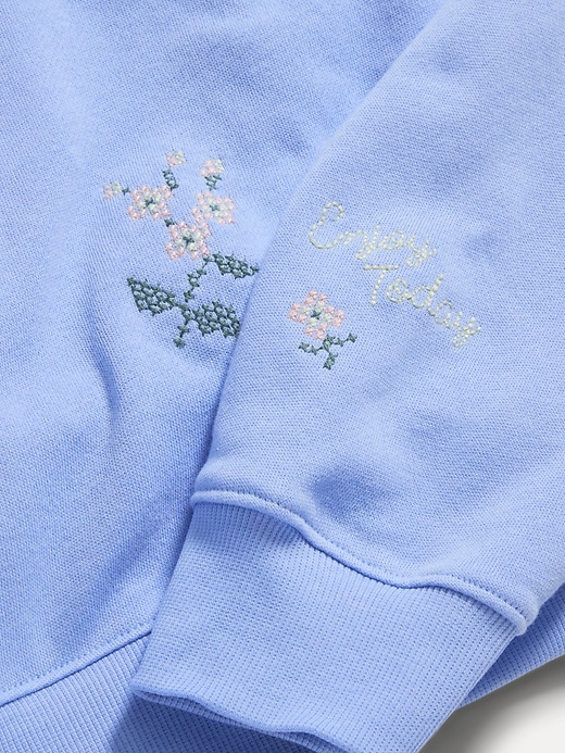 Image number 5 showing, Oversized Graphic Raglan Sweatshirt