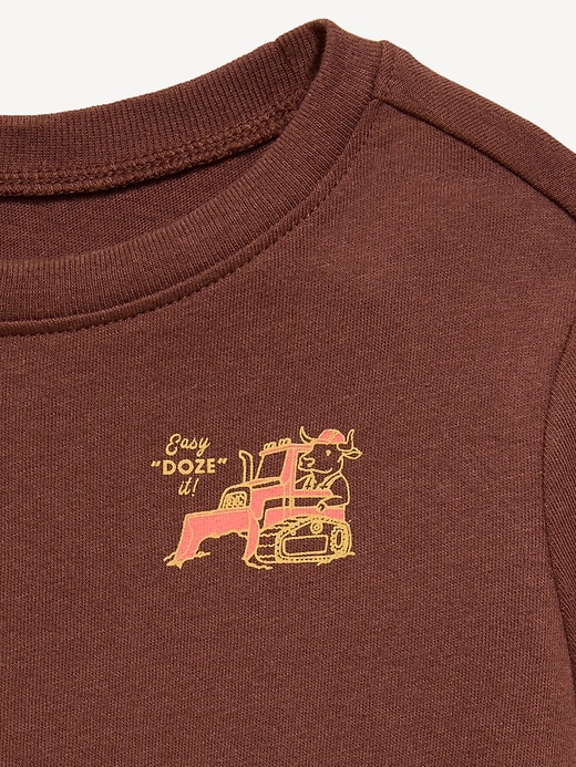 Image number 3 showing, Long-Sleeve Unisex Graphic T-Shirt for Toddler