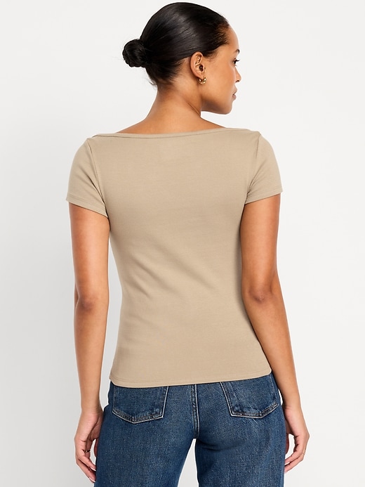 Image number 2 showing, Snug Boatneck T-Shirt