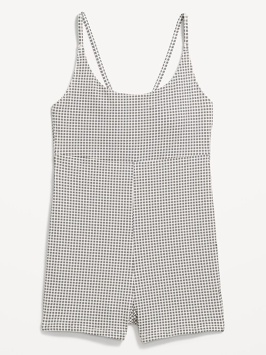 Image number 4 showing, Textured Swim Romper -- 2.5-inch inseam