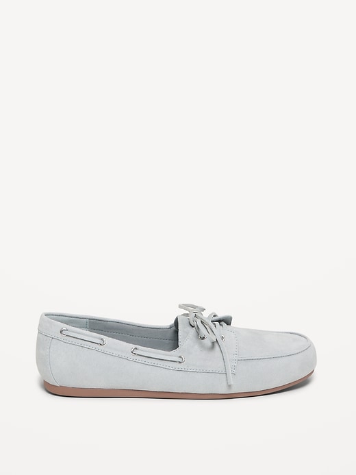 Image number 4 showing, Faux-Suede Boat Shoes for Women