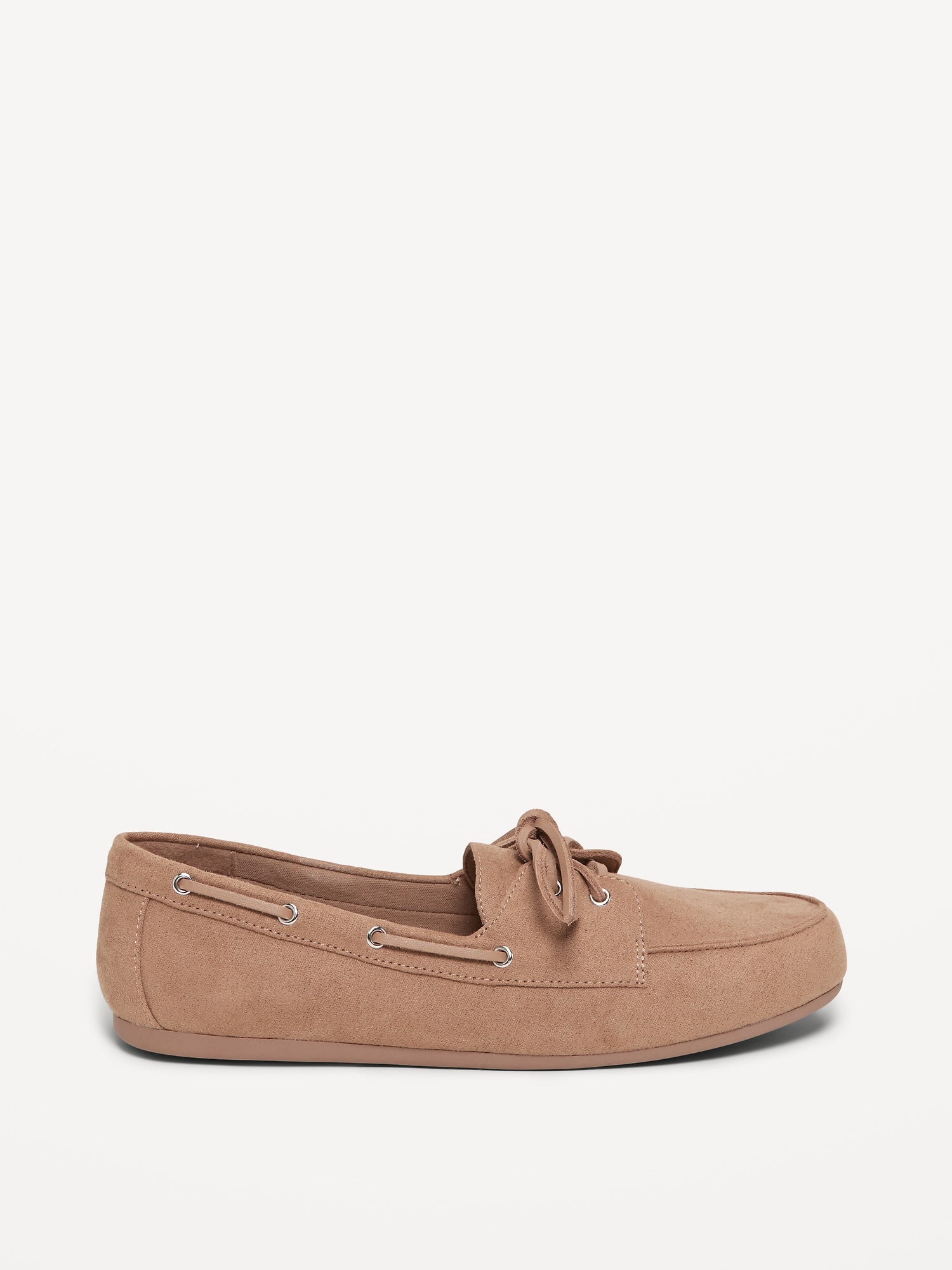 Faux-Suede Boat Shoes for Women