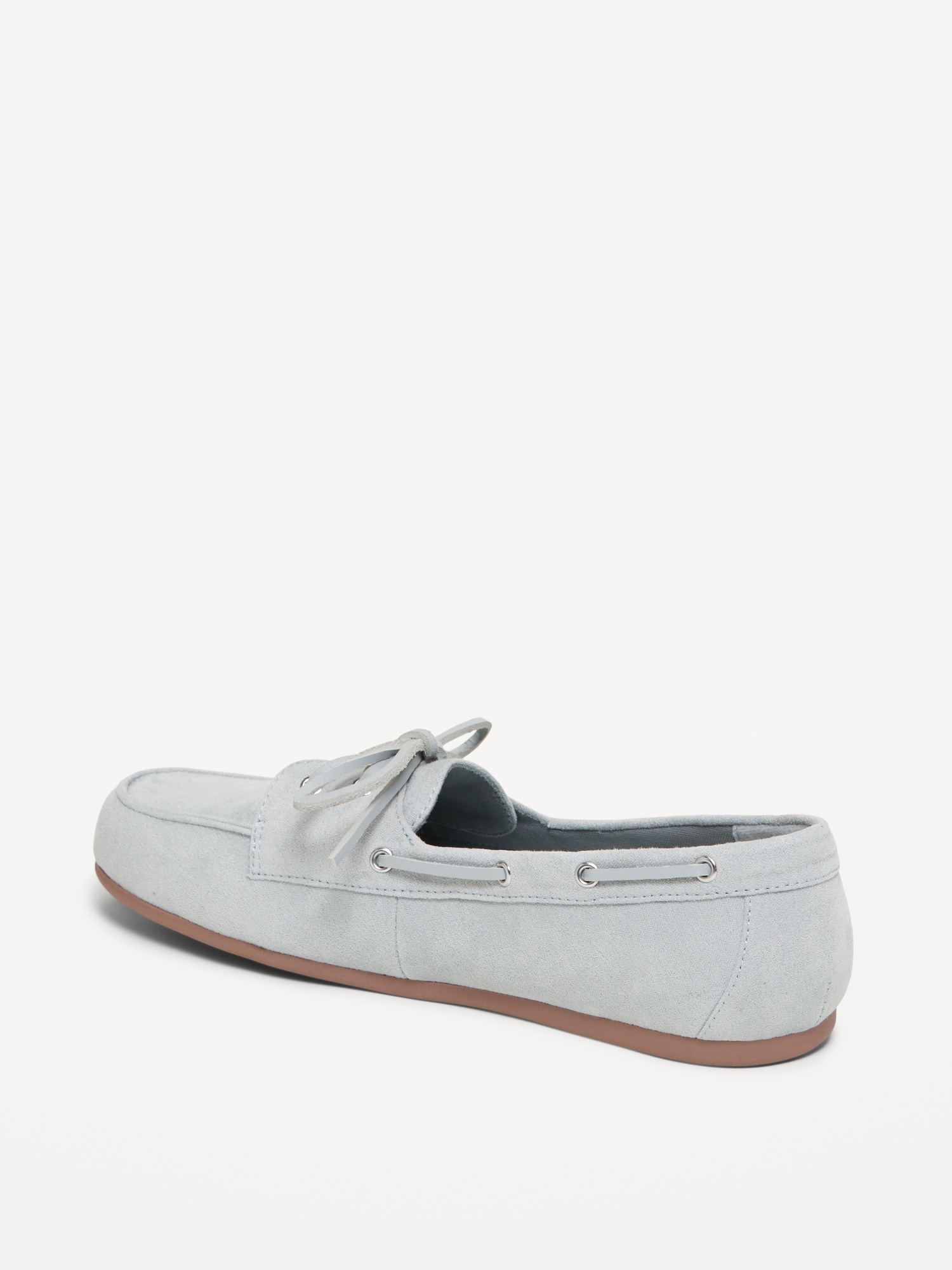 Faux-Suede Boat Shoes for Women