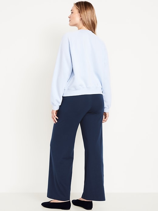 Image number 6 showing, High-Waisted Fashion Wide-Leg Leggings