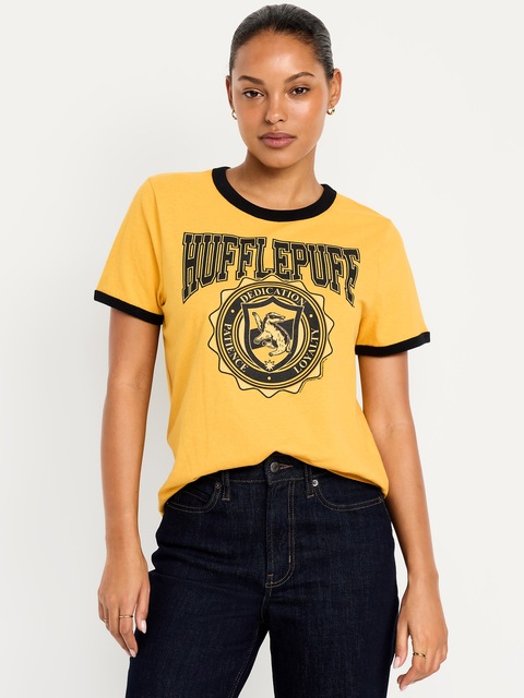 Harry Potter™ Ringer T-Shirt - Mustard