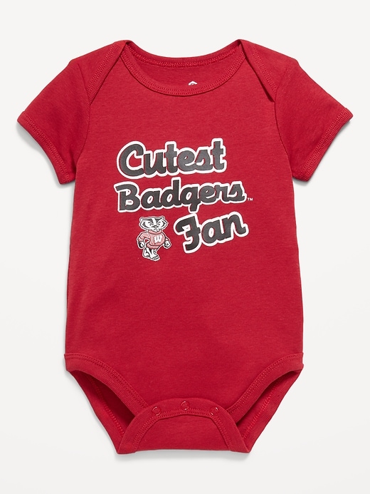 Image number 1 showing, College Graphic Bodysuit for Baby