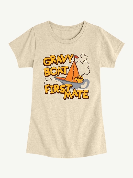 Image number 1 showing, Peanuts Gravy Boat First Mate Short Sleeve Tee For Girls