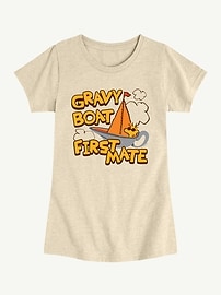 Image number 1 showing, Peanuts Gravy Boat First Mate Short Sleeve Tee For Girls