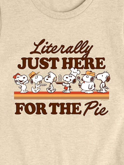 Image number 2 showing, Peanuts Here For The Pie Short Sleeve Tee For Girls