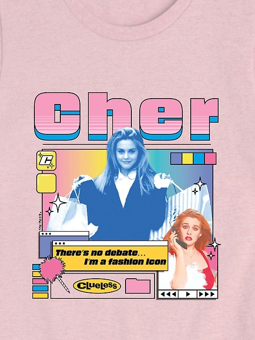 Image number 2 showing, Cher Clueless Short Sleeve Tee For Girls