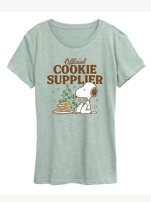 Image number 1 showing, Peanuts Official Cookie Supplier Short Sleeve Graphic Tee