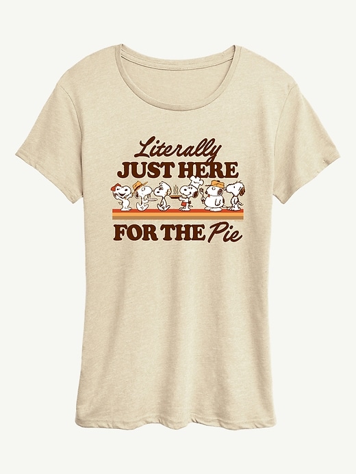 Image number 1 showing, Peanuts Here For The Pie Short Sleeve Graphic Tee