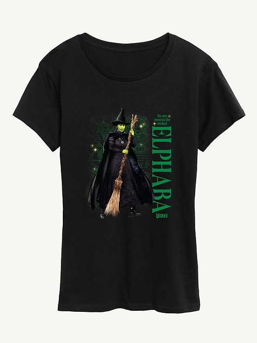 Image number 1 showing, Wicked Elphaba No One Mourns Short Sleeve Graphic Tee