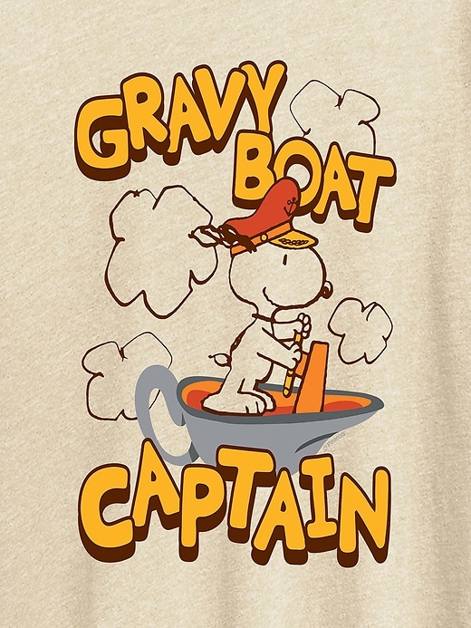 Image number 2 showing, Peanuts Gravy Boat Captain Short Sleeve Graphic Tee